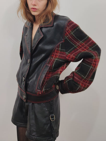 Leather&Wool Vintage Jacket