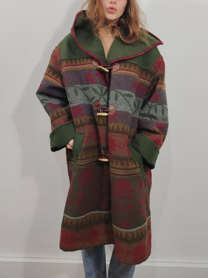 Vintage Wool Blend Cape