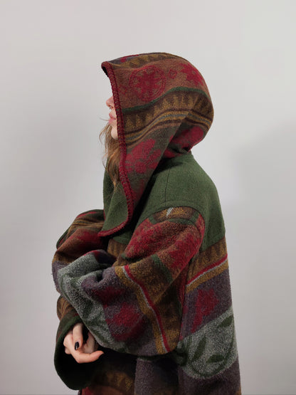 Vintage Wool Blend Cape