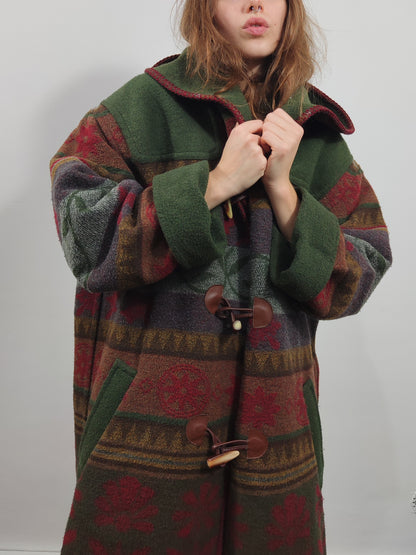 Vintage Wool Blend Cape