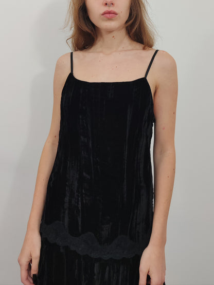 Vintage Velour Dress