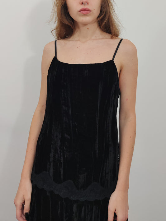 Vintage Velour Dress