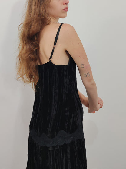 Vintage Velour Dress
