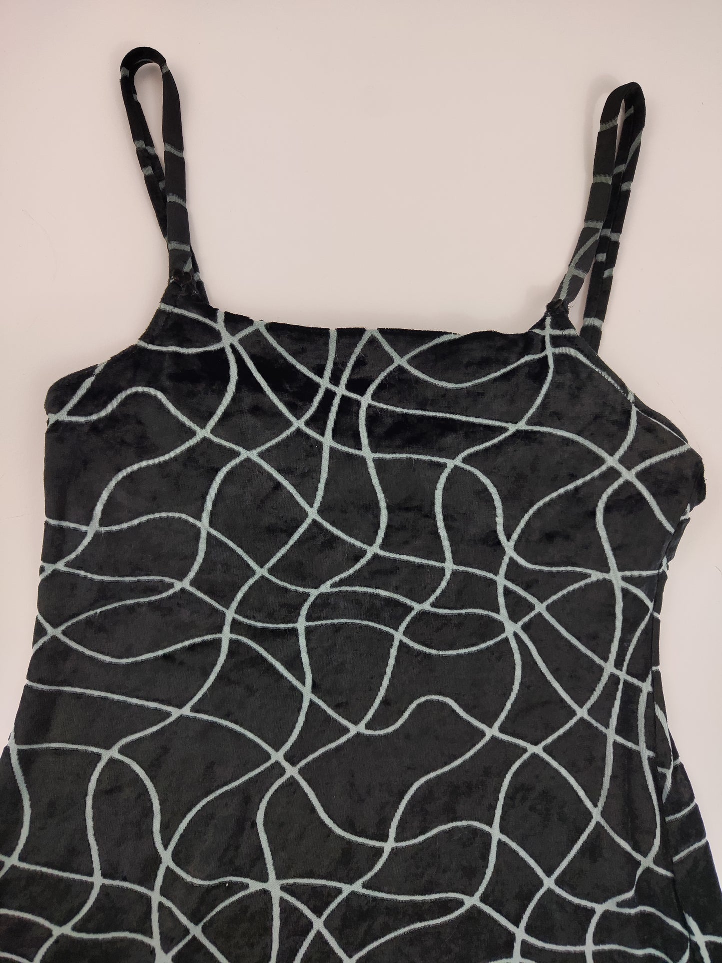 Optical Velour Dress