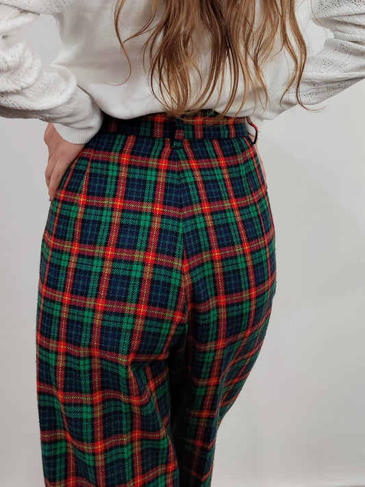 Vintage Tartan Trousers