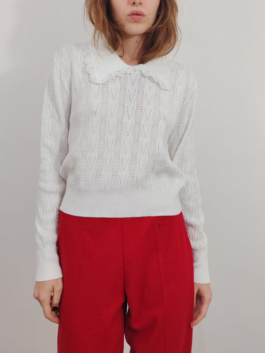 White Pullover