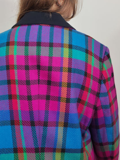 Archive - Laurel Escada Vintage Checkered Blazer