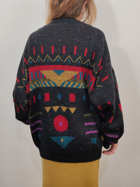 '80s Funky Cardigan