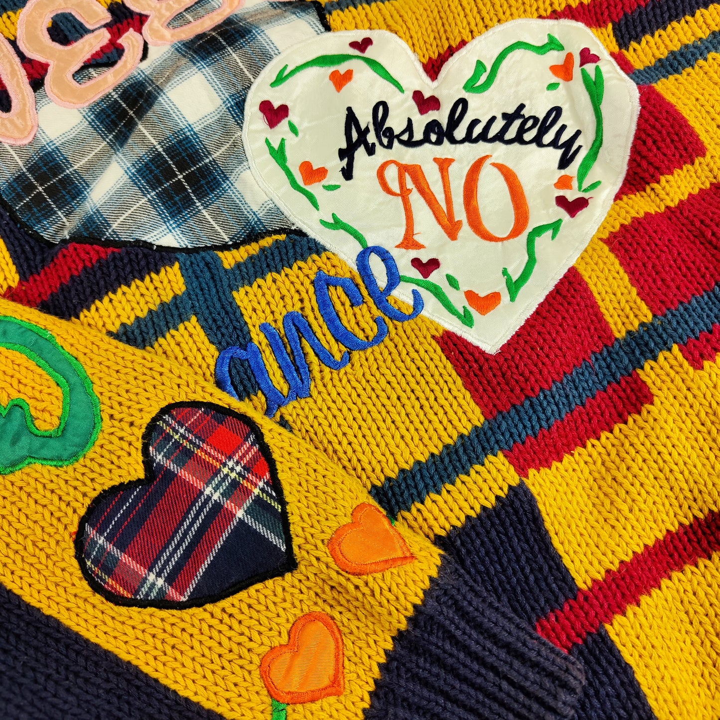 '80s 'Absolutely NO' Vintage Cardigan