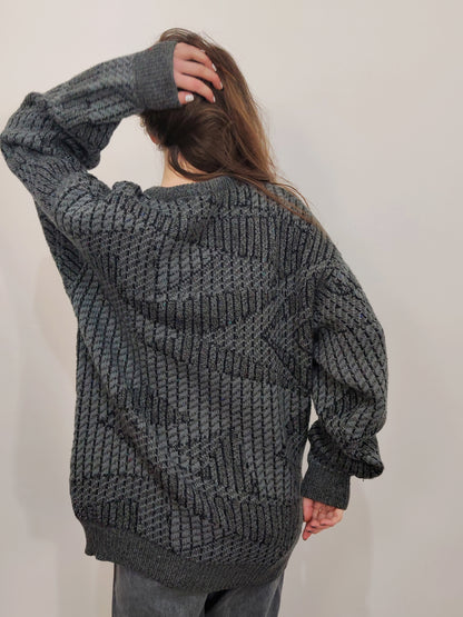 '80s Grey Pullover