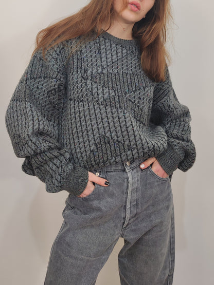 '80s Grey Pullover