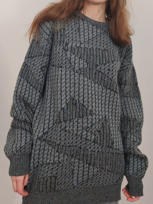 '80s Grey Pullover