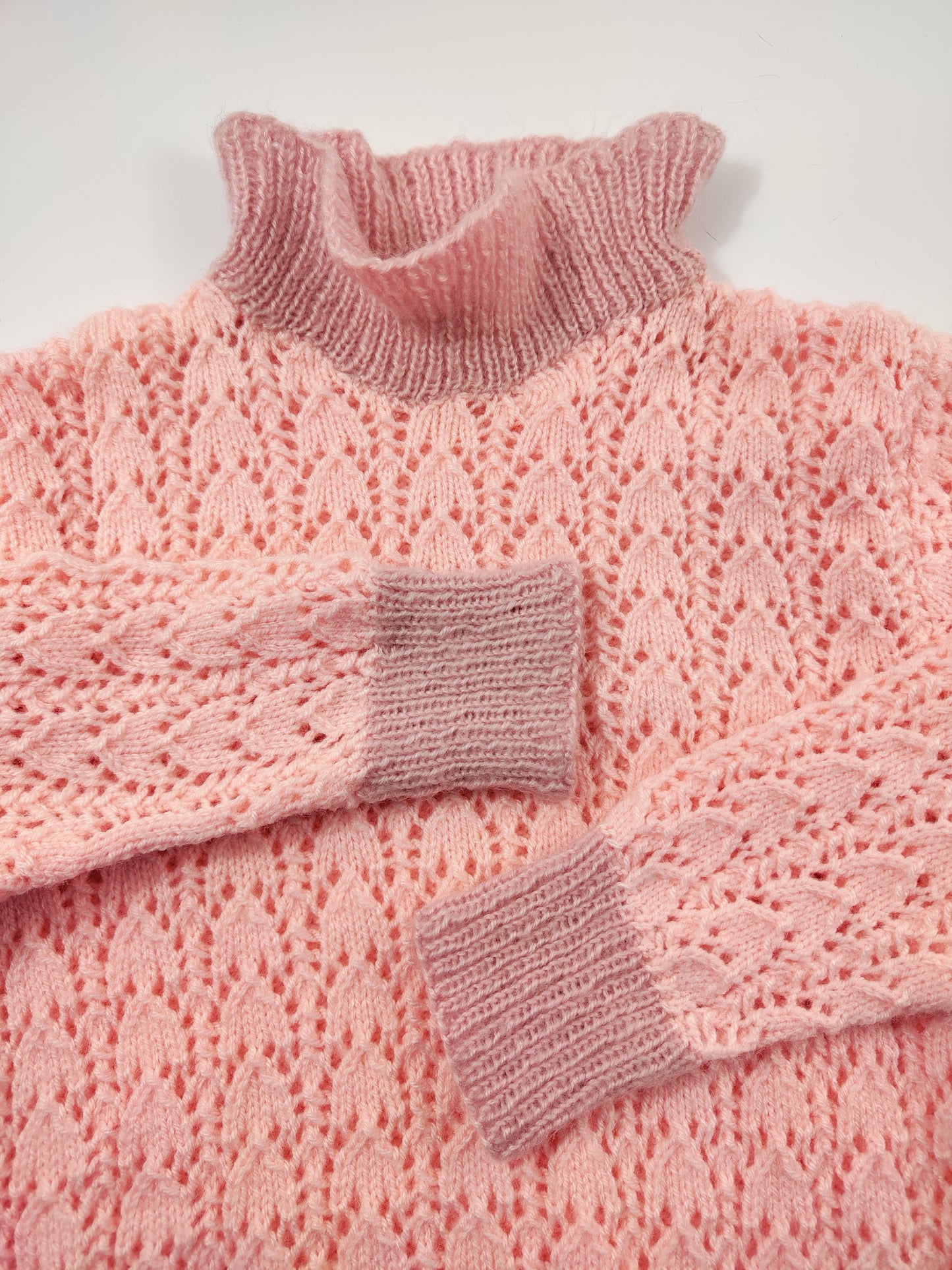 '70s Turtleneck Pink Pullover