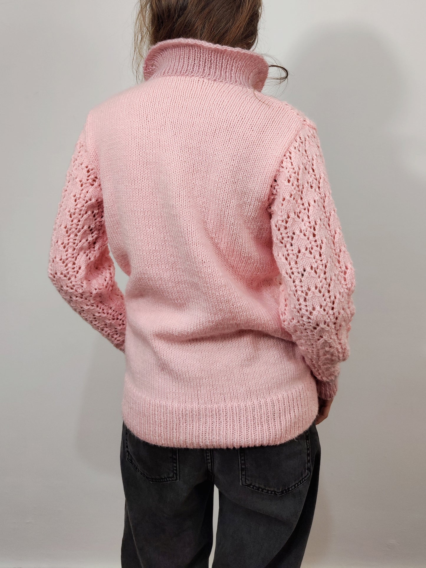 '70s Turtleneck Pink Pullover