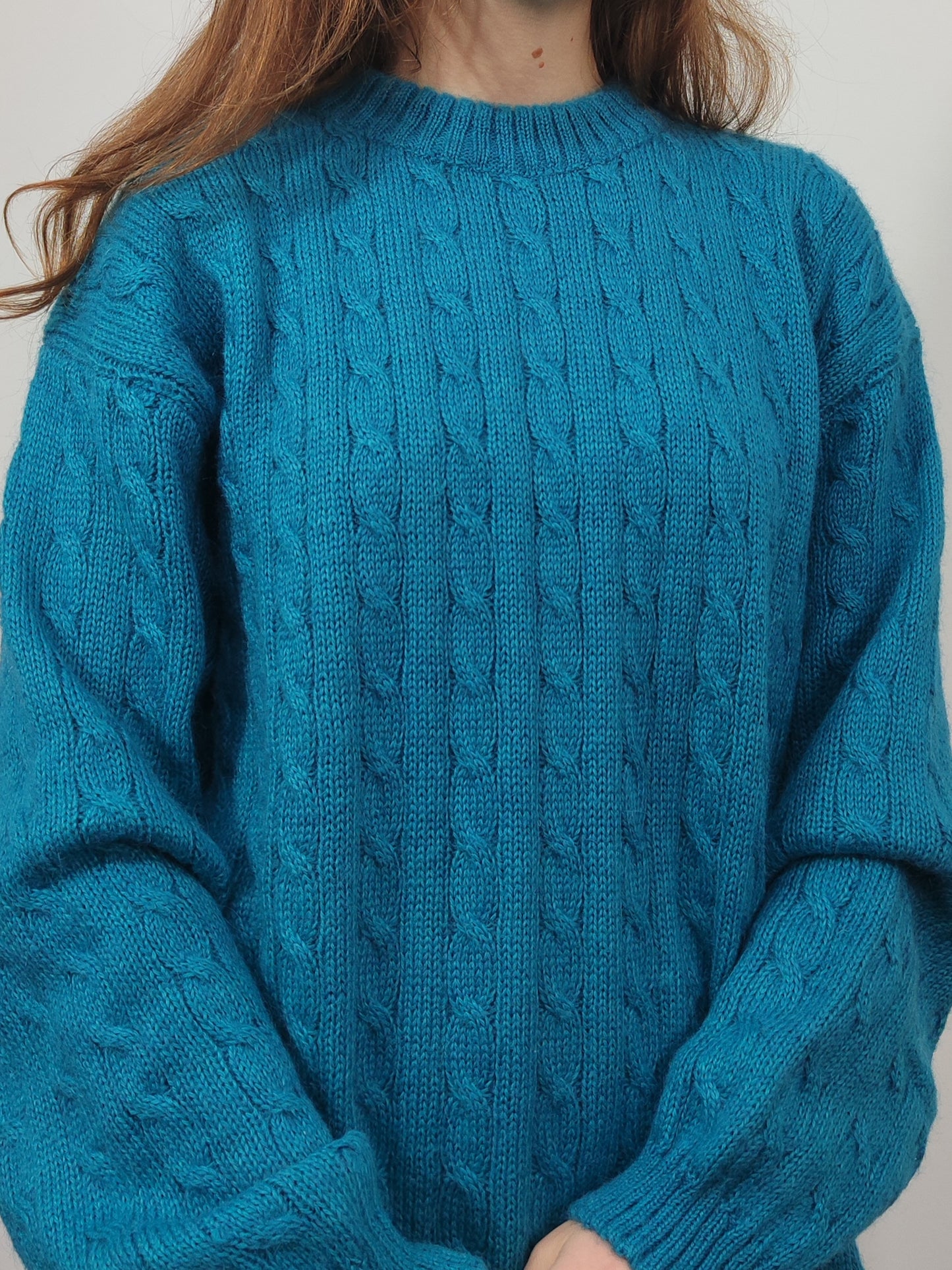 Cable Knit Vintage Pullover