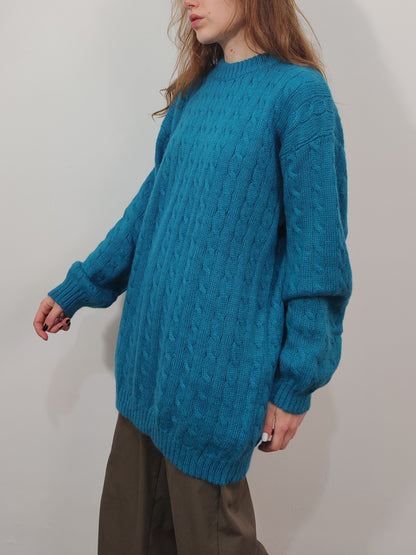 Cable Knit Vintage Pullover
