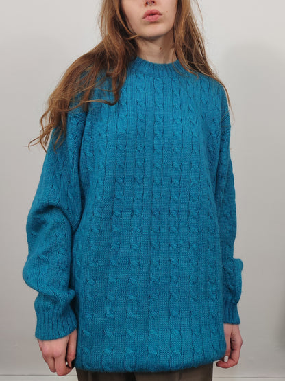 Cable Knit Vintage Pullover