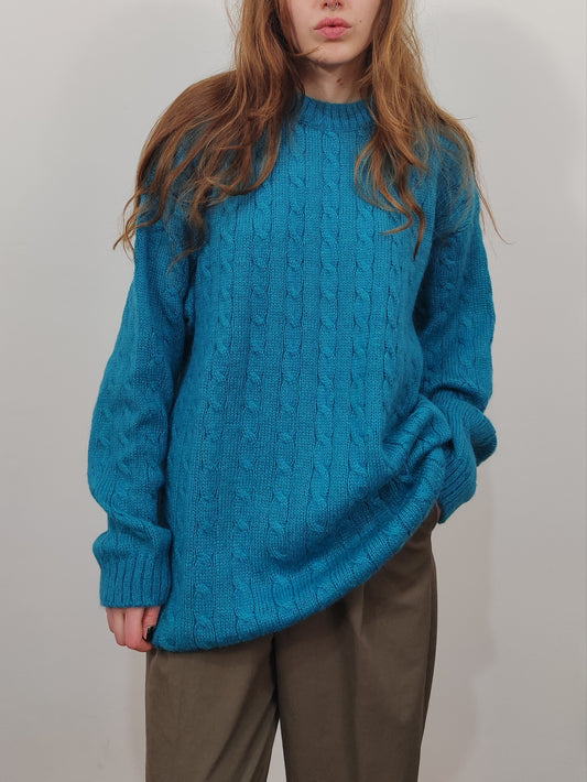 Cable Knit Vintage Pullover