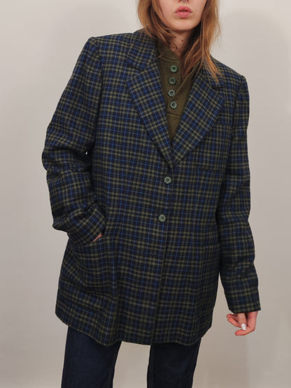 '80s Checkered Blazer