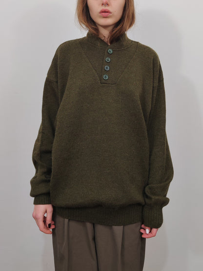 '90s Vintage Military Pull