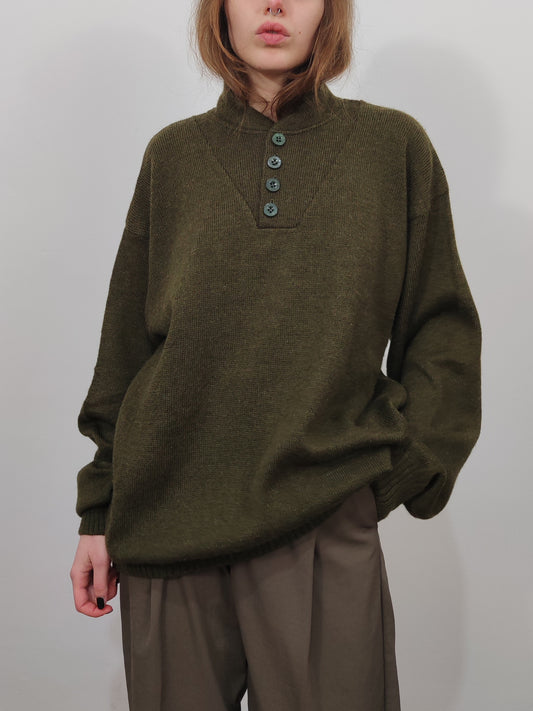 '90s Vintage Military Pull
