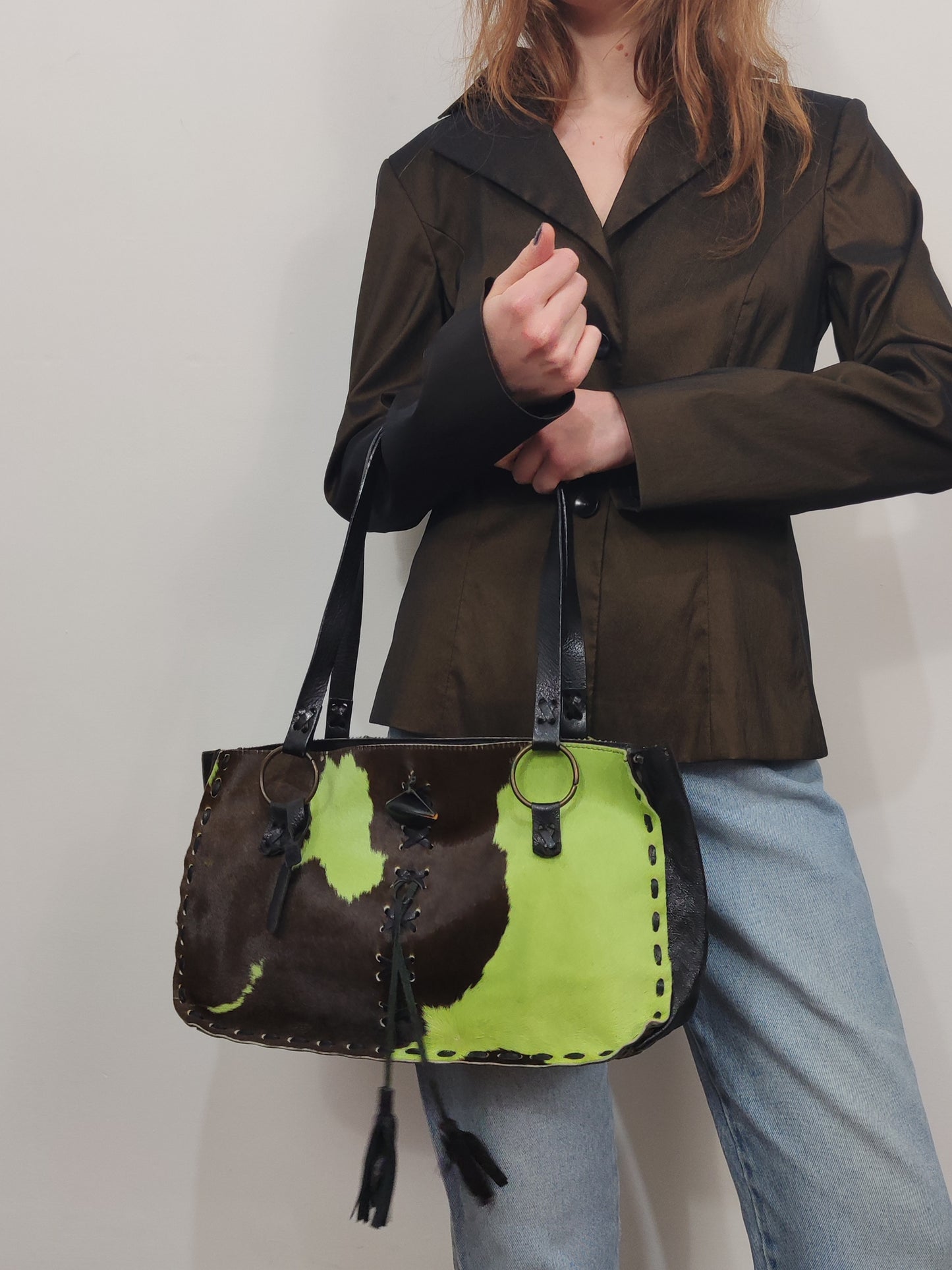 Green Calf Bag