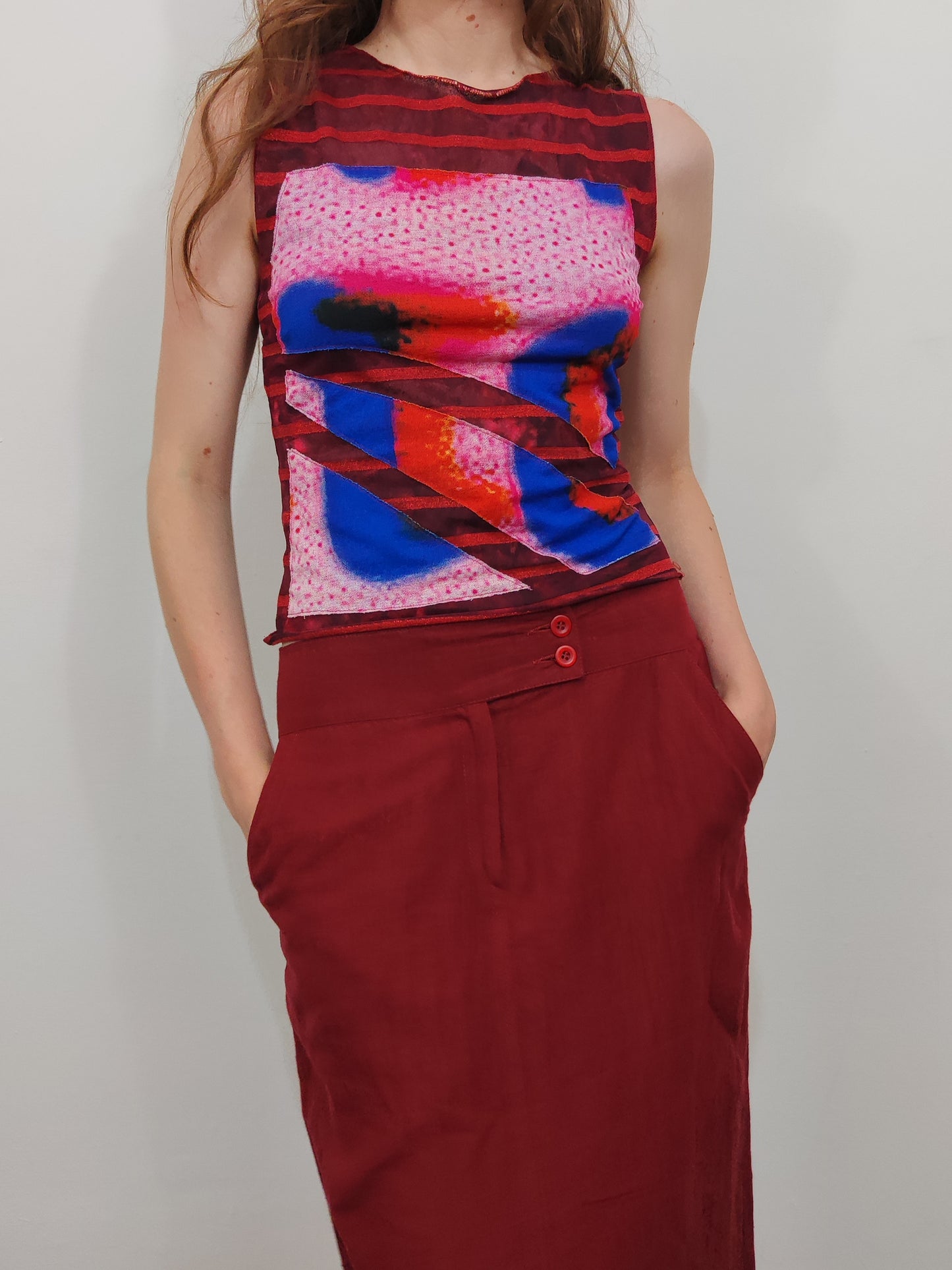 Custo Barcelona '90s Mesh Top
