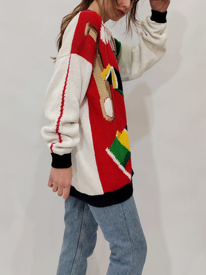 M. Christina '80s Handmade Cardigan