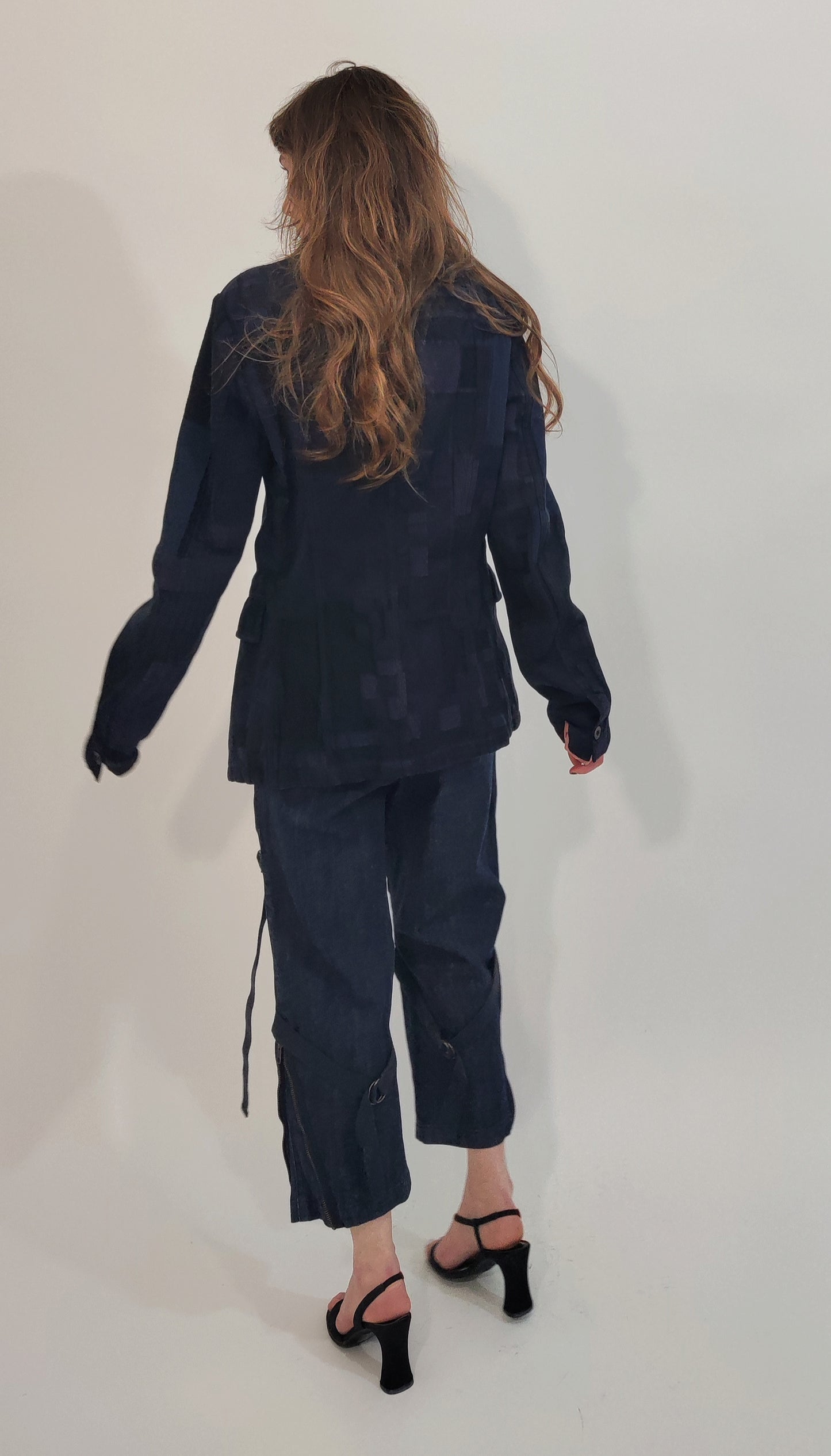 Marithé+François Girbaud Navy Blazer
