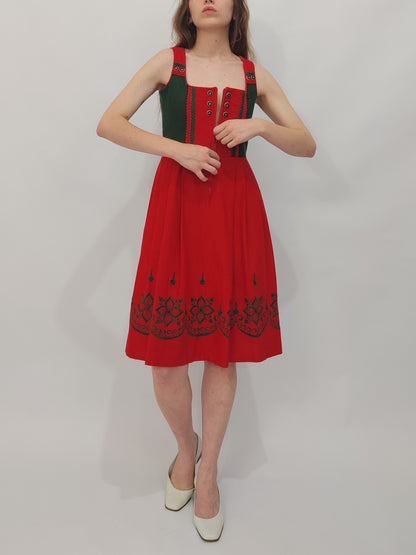 Vintage Trachten Dress