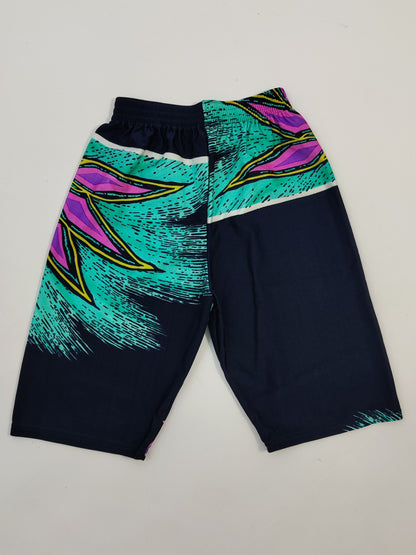 Vintage Biker Shorts - Pop Navy