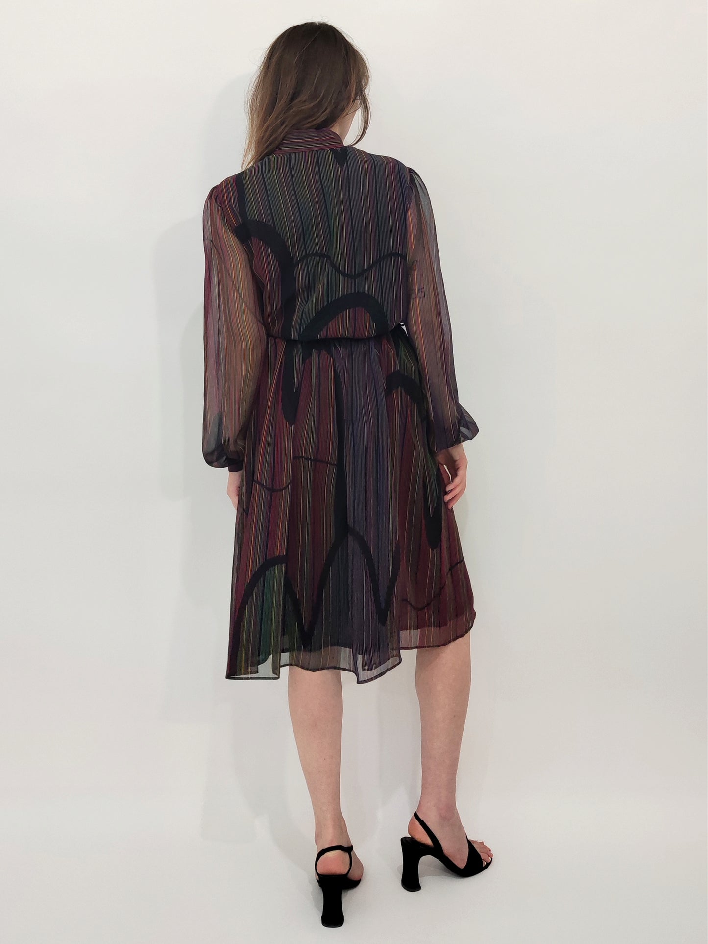 Sora Late '70s Vintage Dress - M/L