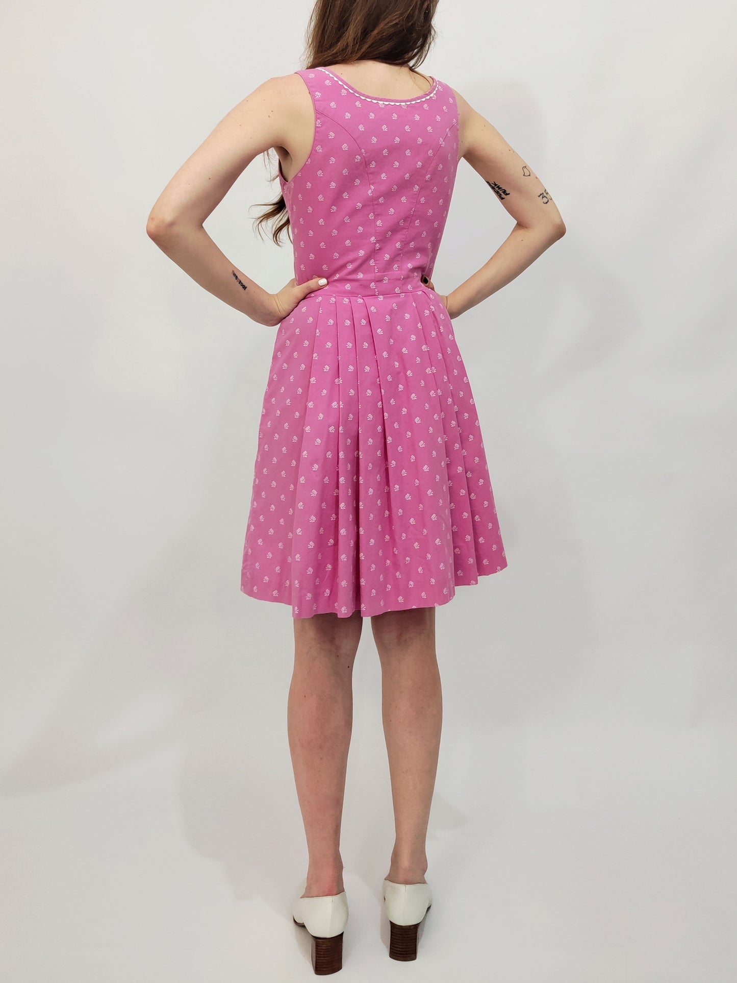 Pink Vintage Trachten Dress - GC