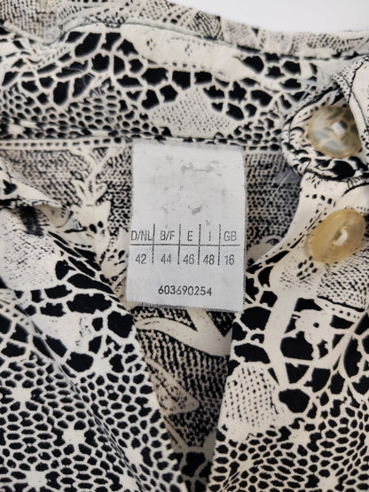 Vintage Trompe-L'Oeil Print Shirt