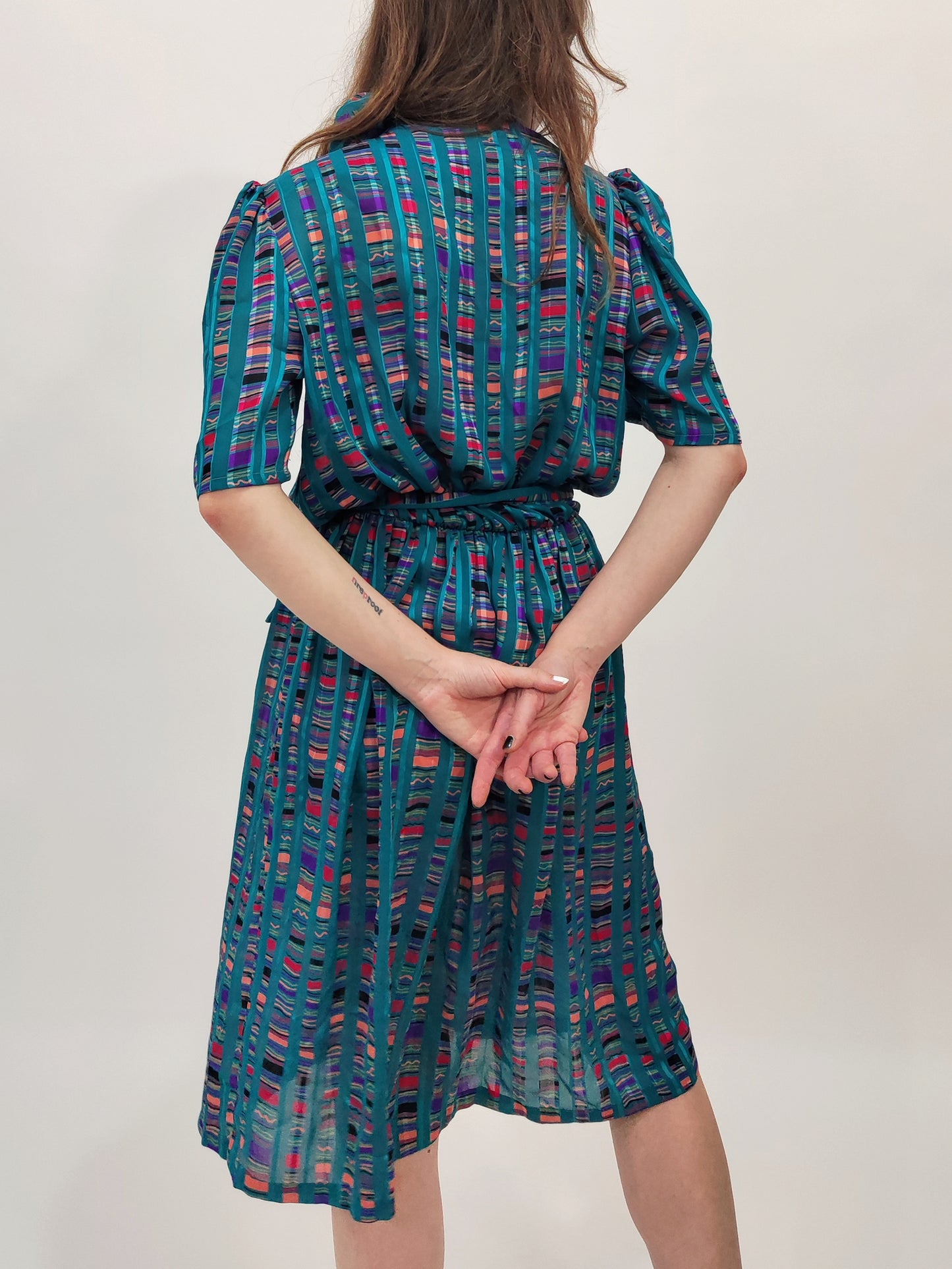 Norman Hartnell Early '80s Dress - M