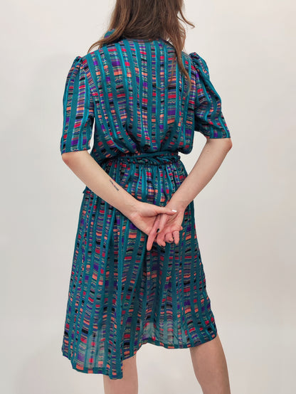Norman Hartnell Early '80s Dress - M