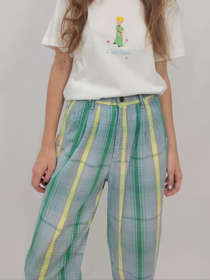 Vintage Checkered Trousers