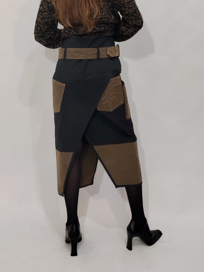 Michiko Koshino-Yen Jeans Skirt