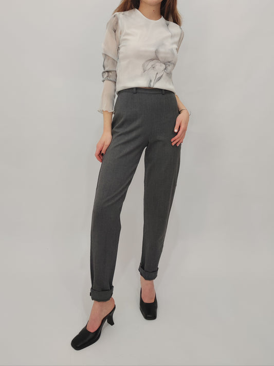 Max Mara Gray Trousers