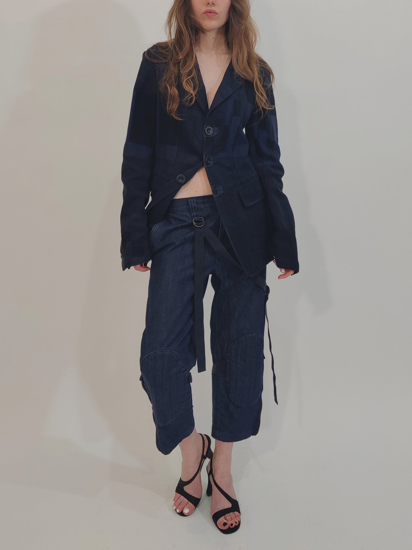 Marithé+François Girbaud Navy Blazer