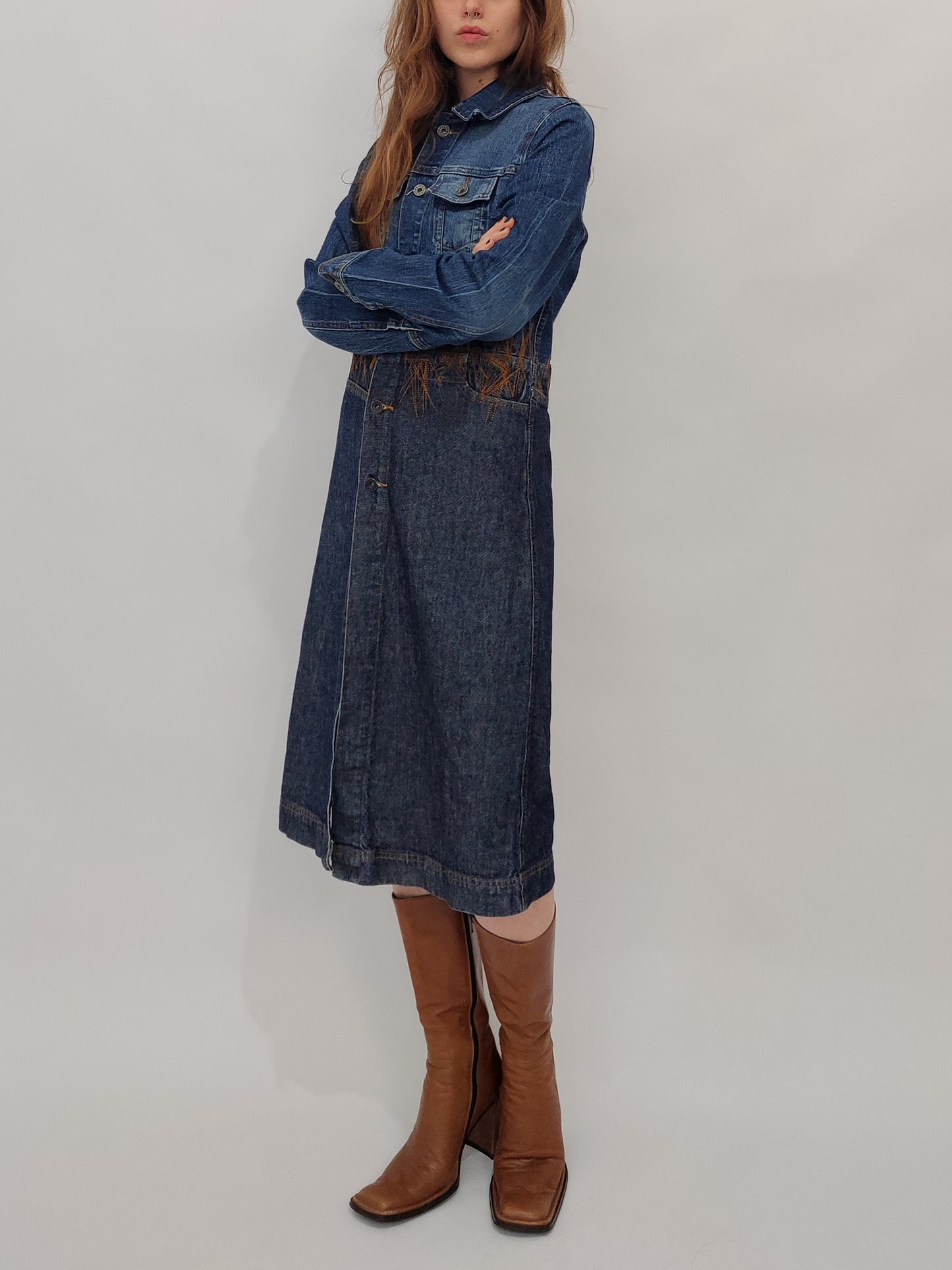 '90s Denim Jacket/Dress