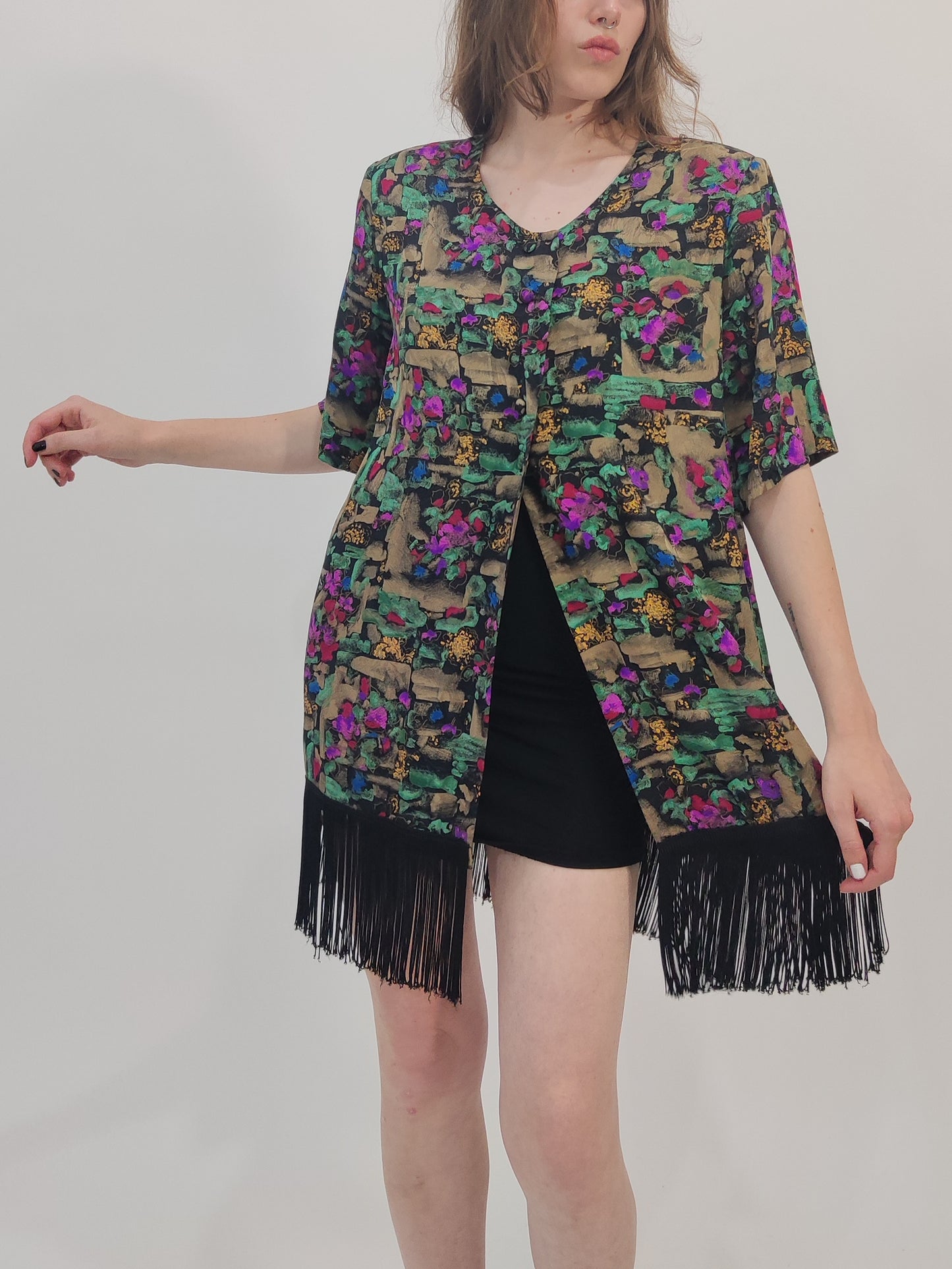 '80s Fringed Blouse