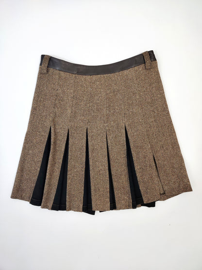 D&amp;G Vintage Pleated Wool Skirt