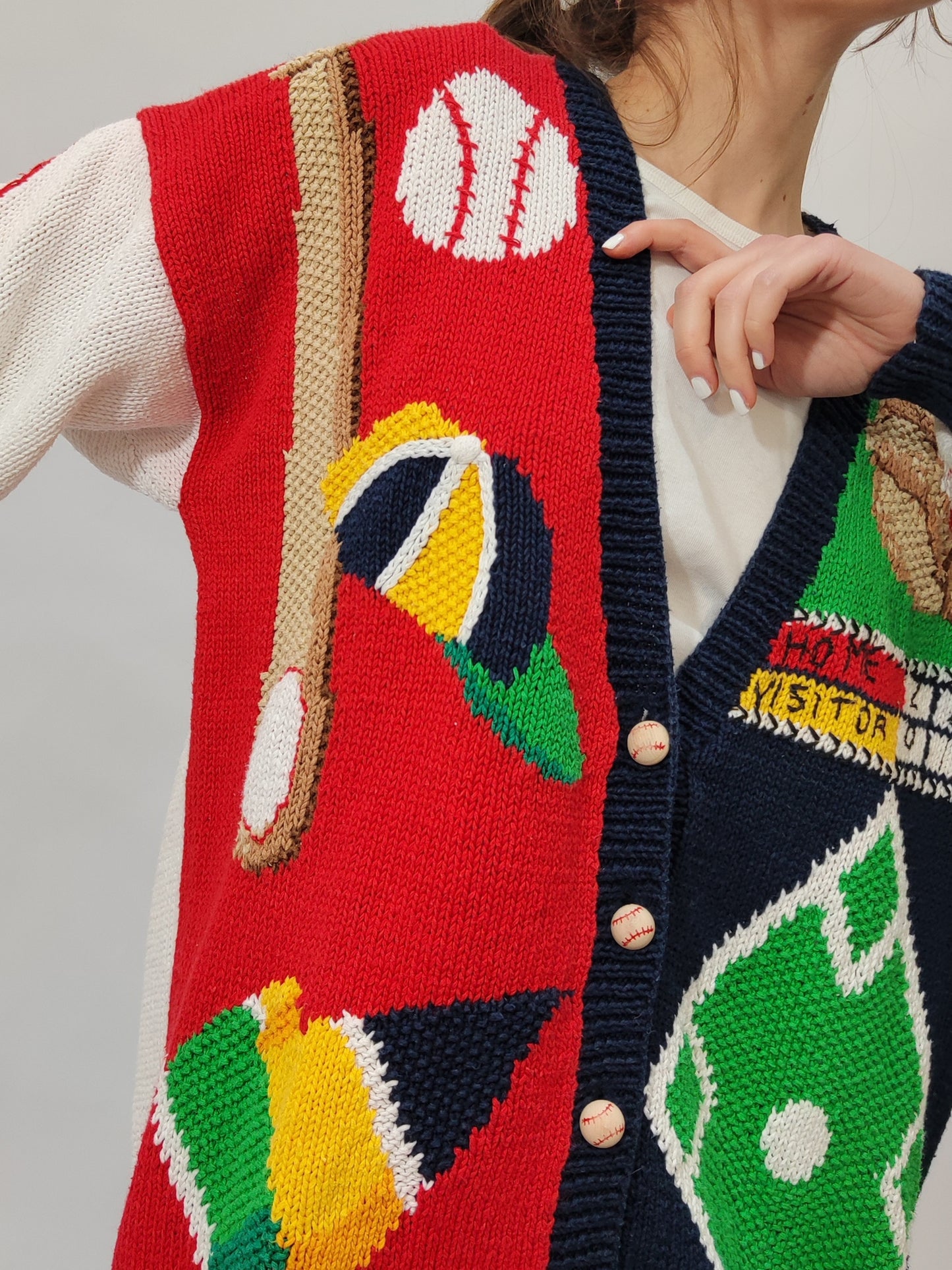 M. Christina '80s Handmade Cardigan