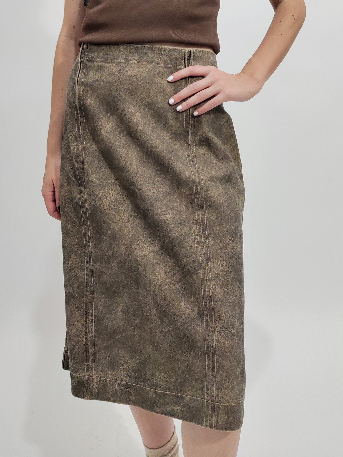 Giò Anna Made in Italy Cotton Skirt - M
