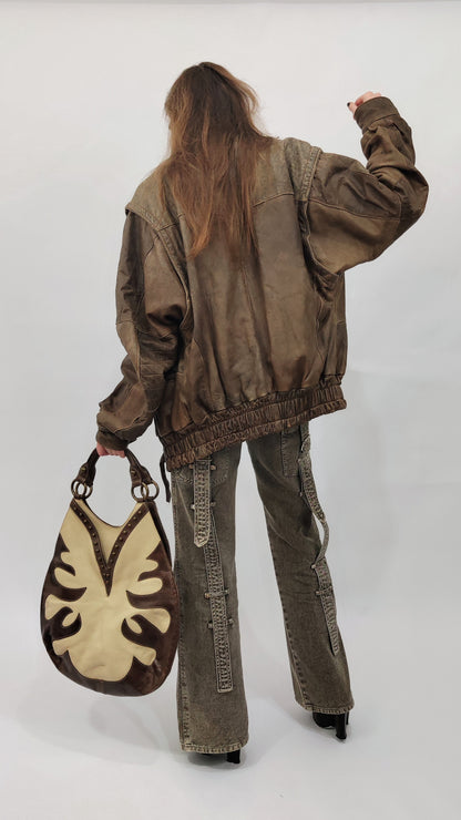 Y2K Leather Bag