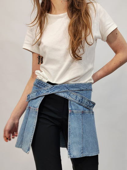 Miss Sixty Denim Apron Skirt - Deadstock