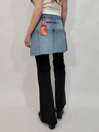 Miss Sixty Denim Apron Skirt - Deadstock