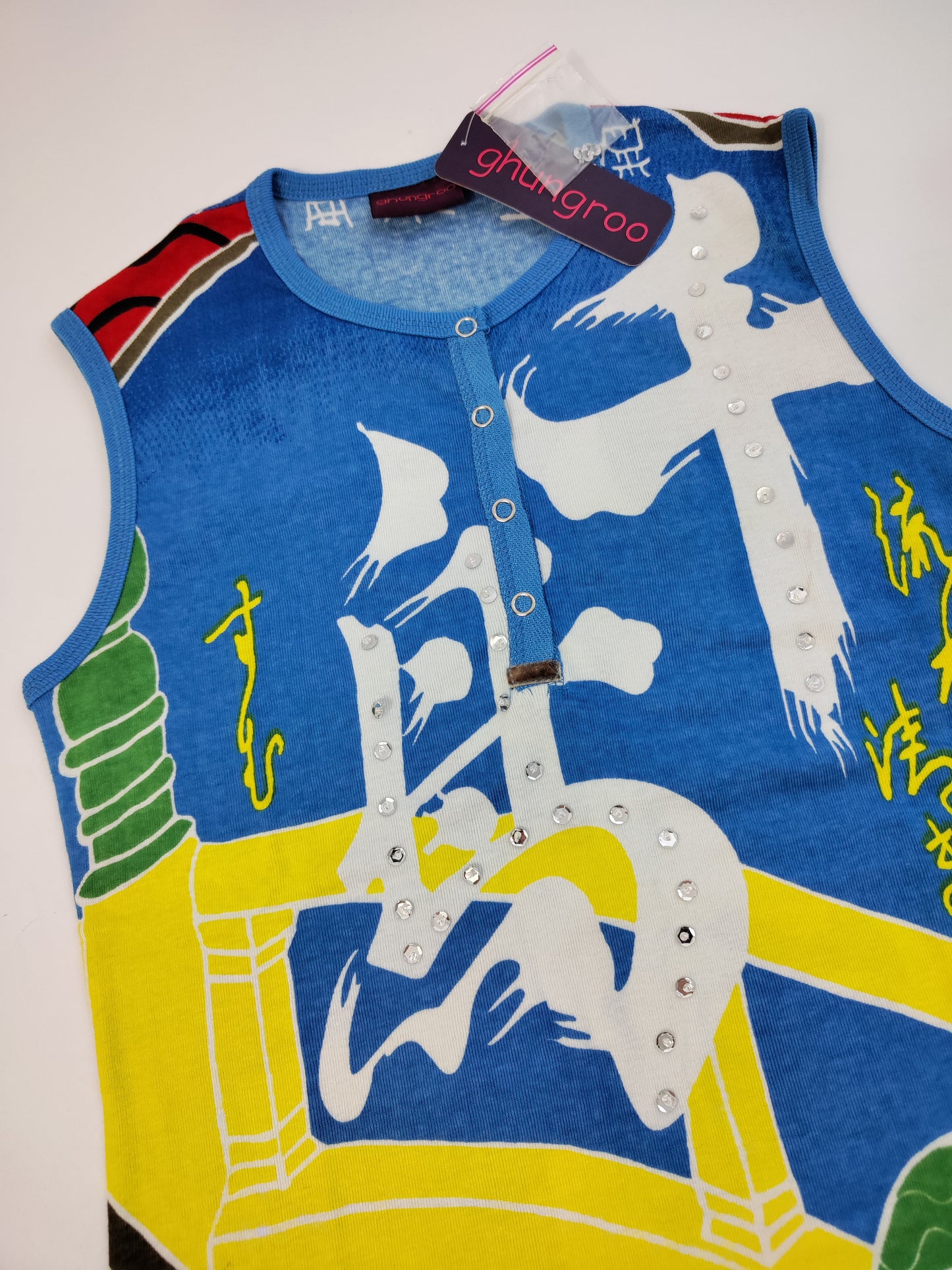 Y2K 100%Cotton Tank Top - Deadstock