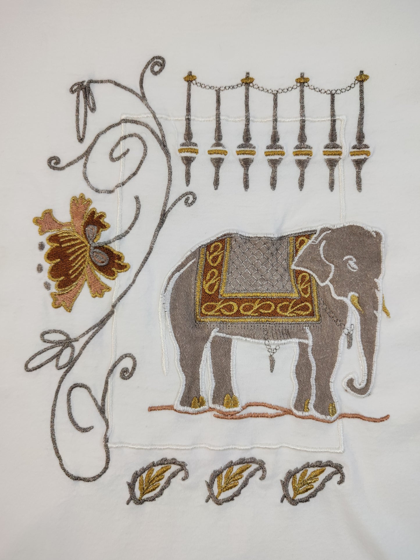 Vintage Embroidered Maxi Tee